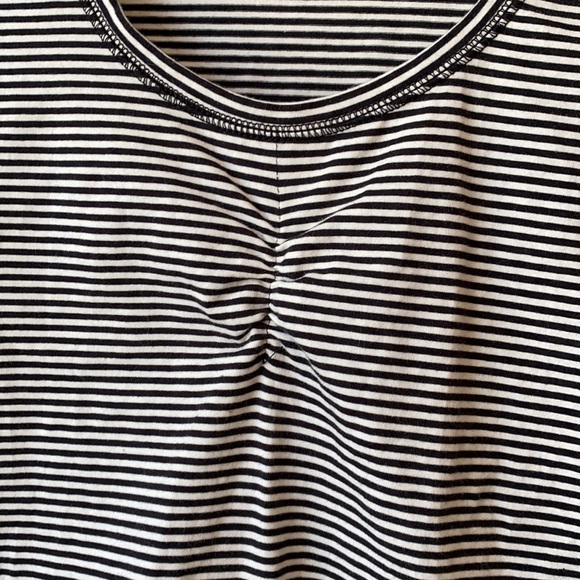 Levis Shirt Stripped Black and White Size Extra Small - Picture 3 of 6